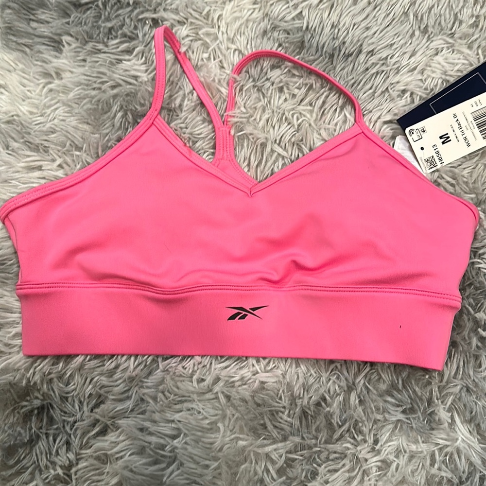 Reebok Hot Pink Sports Bra
